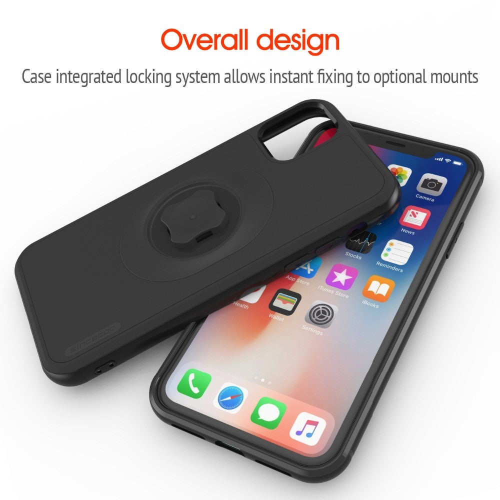 Mountain Bike Bicycle Handlebar Phone Bracket with Shockproof Protective Shell for iPhone 11 6.1 inch