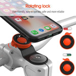 Mountain Bike Bicycle Handlebar Phone Bracket with Shockproof Protective Shell for iPhone 11 6.1 inch