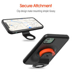 Mountain Bike Bicycle Handlebar Phone Bracket with Shockproof Protective Shell for iPhone 11 6.1 inch