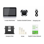 SY-36 4.3-inch Mini WiFi PIR Motion Detection Peephole Video Doorbell (Built-In Battery)