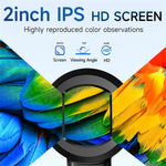 HM020 2-inch IPS HD Screen Magnifying Microscope Handheld Magnifier with LED Light