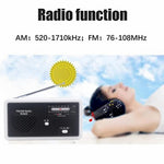 RD626 Udendørs Soldrevet Håndsving AM/FM-radio LED-lommelygte 1200mAh Powerbank