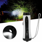 RD300 Portable Hand Crank AM  /  FM Radio LED Flashlight Phone Power Bank