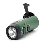 RD300 Portable Hand Crank AM  /  FM Radio LED Flashlight Phone Power Bank