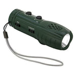 RD361 Outdoor Camping Climbing Hand Crank AM  /  FM Radio LED Flashlight Power Bank