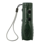 RD361 Outdoor Camping Climbing Hand Crank AM  /  FM Radio LED Flashlight Power Bank