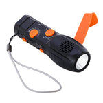 RD629 Udendørs håndsving AM/FM-radio LED-lommelygte 1200mAh Nødstrømbank