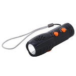 RD629 Udendørs håndsving AM/FM-radio LED-lommelygte 1200mAh Nødstrømbank