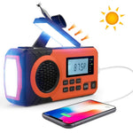 375 Solar Hand Crank Emergency Radio AM / FM / SW Weather Radio 4000mAh Power Bank with Flashlight SOS Alarm (EU Version)