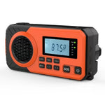 375 Solar Hand Crank Emergency Radio AM / FM / SW Weather Radio 4000mAh Power Bank with Flashlight SOS Alarm (EU Version)
