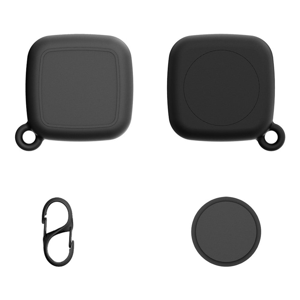 For Tile Mate Silicone Case Bluetooth-compatible Tracker Waterproof Anti-Drop Protective Sleeve with Carabiner