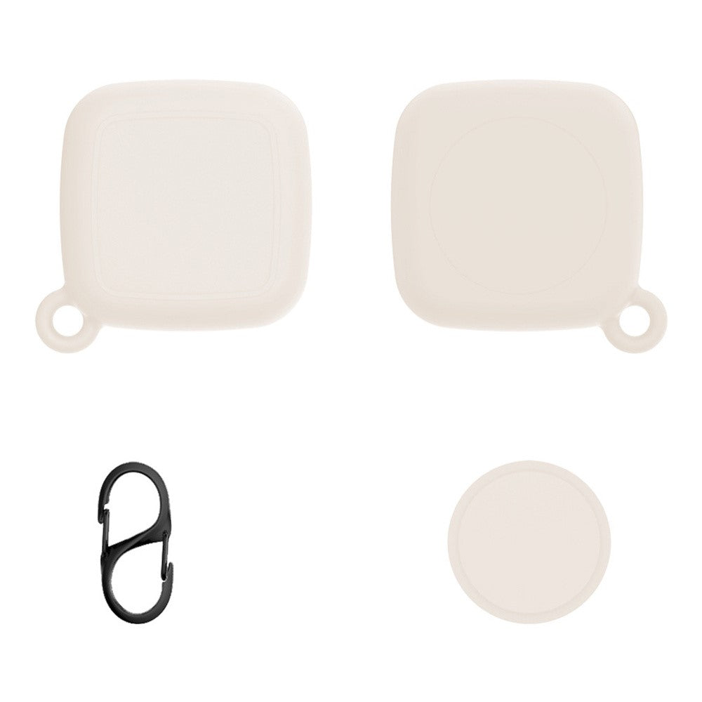 For Tile Mate Silicone Case Bluetooth-compatible Tracker Waterproof Anti-Drop Protective Sleeve with Carabiner