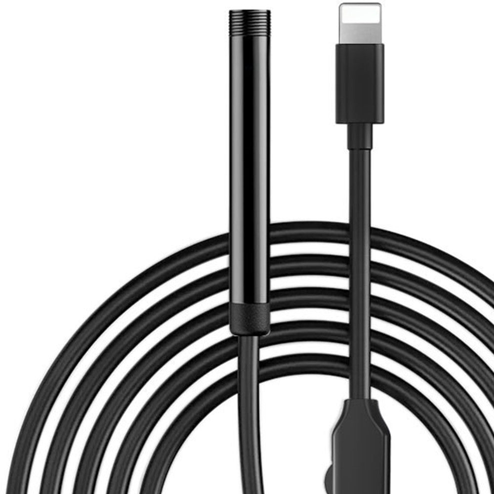 5001 5.5mm Aluminum Tube Industrial Endoscope 2MP HD Inspection Camera with 2m Hard Cable, iP Interface