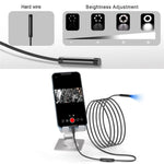5001 5.5mm Aluminum Tube Industrial Endoscope 2MP HD Inspection Camera with 2m Hard Cable, iP Interface