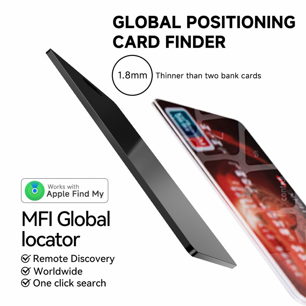 K2 Card Type Smart Finder Ultra-Thin Bluetooth-compatible Tracker Item Locator for Wallet Luggage Bike