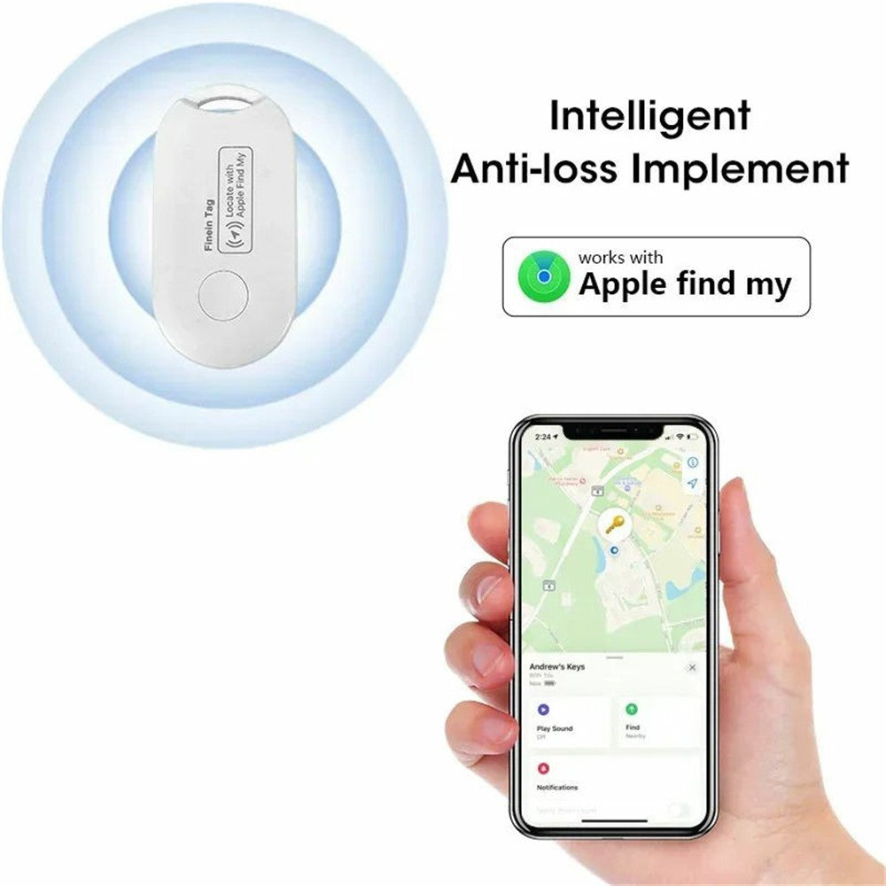 S9 Smart Tag Bluetooth-compatible Tracker Anti-lost Finder for Key, Backpack, Wallet for iOS