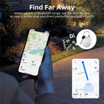 F03 Smart Finder Bluetooth-kompatibel Bagagespårare Nyckel Smart Tagg för iOS