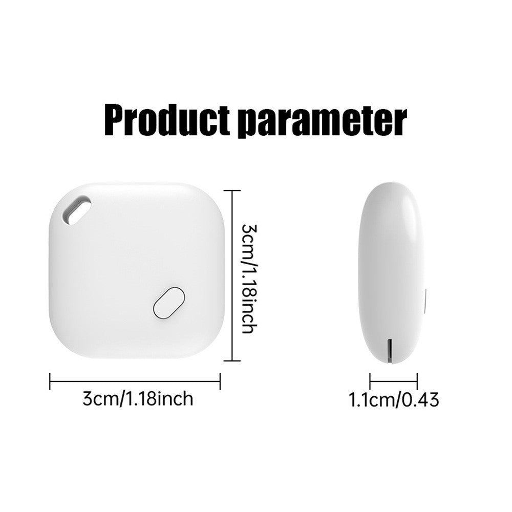 F02 Smart Finder Bluetooth-compatible Luggage Tracker Car Key Smart Tag for iOS