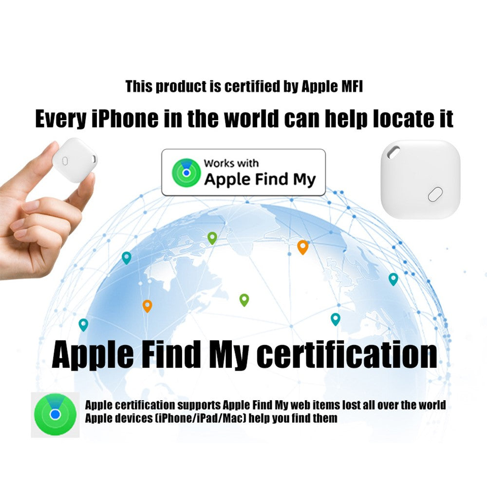 F02 Smart Finder Bluetooth-compatible Luggage Tracker Car Key Smart Tag for iOS