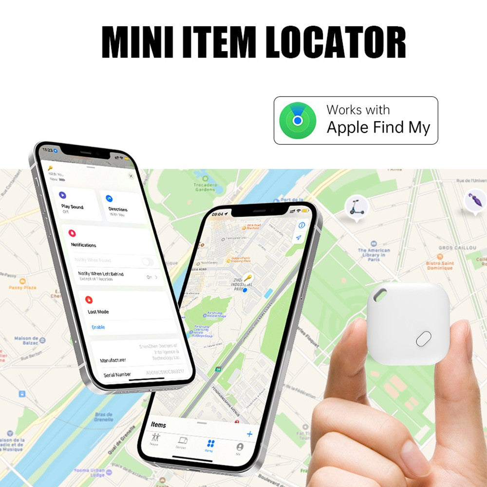 F02 Smart Finder Bluetooth-compatible Luggage Tracker Car Key Smart Tag for iOS