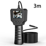 128A 3m Hard Wire 2.4 inch Screen Inspection Endoscope 8mm Camera Lens Industrial Borescope