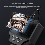128A 3m Hard Wire 2.4 inch Screen Inspection Endoscope 8mm Camera Lens Industrial Borescope
