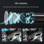 128A 3m Hard Wire 2.4 inch Screen Inspection Endoscope 8mm Camera Lens Industrial Borescope