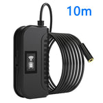 109A 10m Hard Wire WiFi Endoscope Night Vision Camera Lens Industrial Borescope for Cell Phone