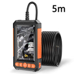 C43 5m Wire 8mm Single Lens Inspection Borescope 1080P Camera Endoscope with 4.3 inch Screen