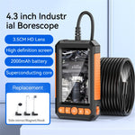 C43 5m Wire 8mm Single Lens Inspection Borescope 1080P Camera Endoscope with 4.3 inch Screen
