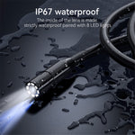 C43 5m Wire 8mm Single Lens Inspection Borescope 1080P Camera Endoscope with 4.3 inch Screen