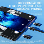 AN112 2m Hard Wire 8mm Dual Lens 3.0MP HD Endoscope Industrial Inspection Camera for Apple / Android Phone