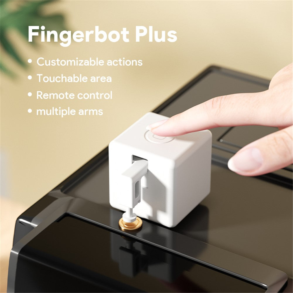 ADFBZ301 Tuya Zigbee Fingerbot Plus stemmestyring, timer-skubberarm, smart touch-afbryderknap
