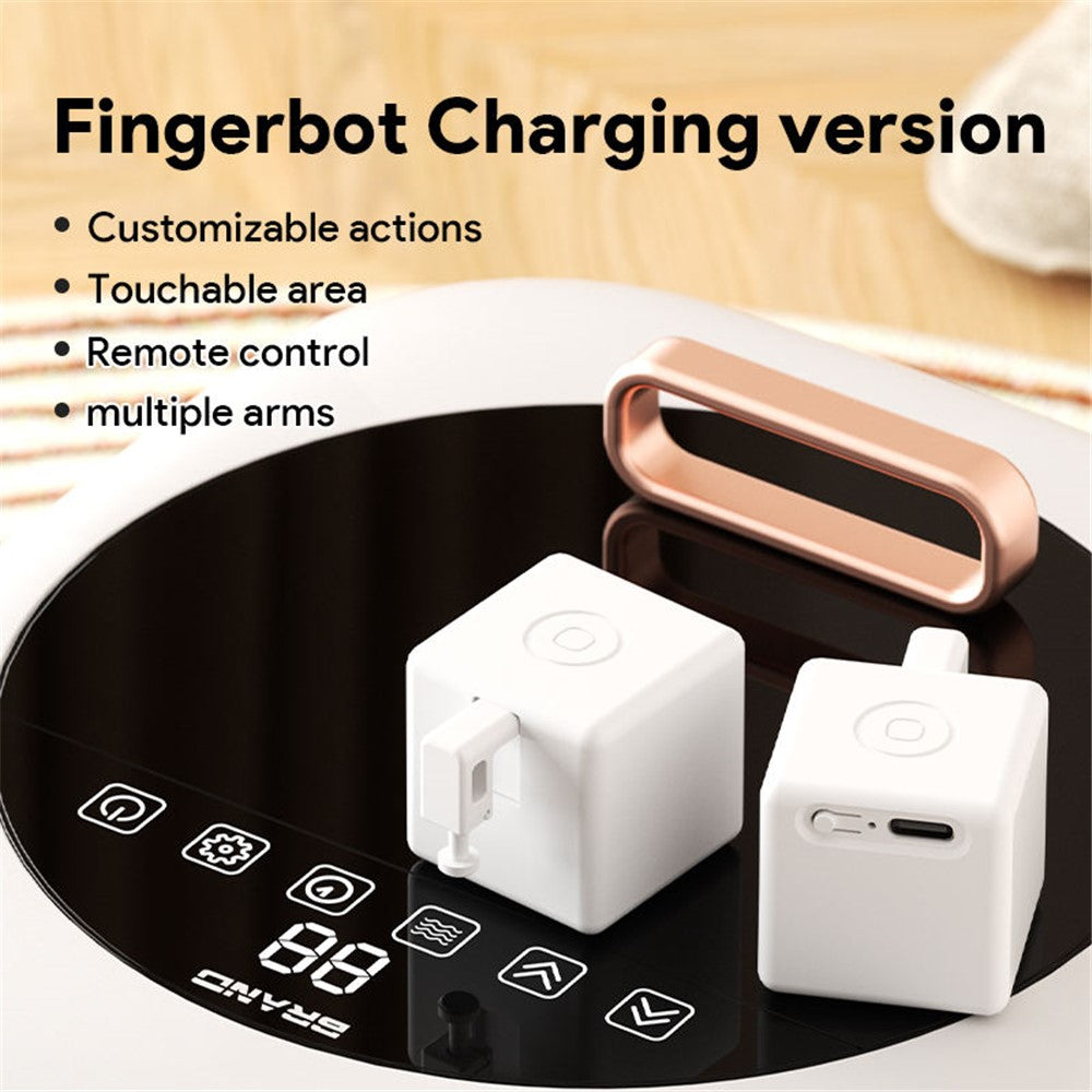 ADFBB531 Uppladdningsbar Tuya Bluetooth-kompatibel Smart Touch Pusher Arm Fingerbot Plus Switch-knapp