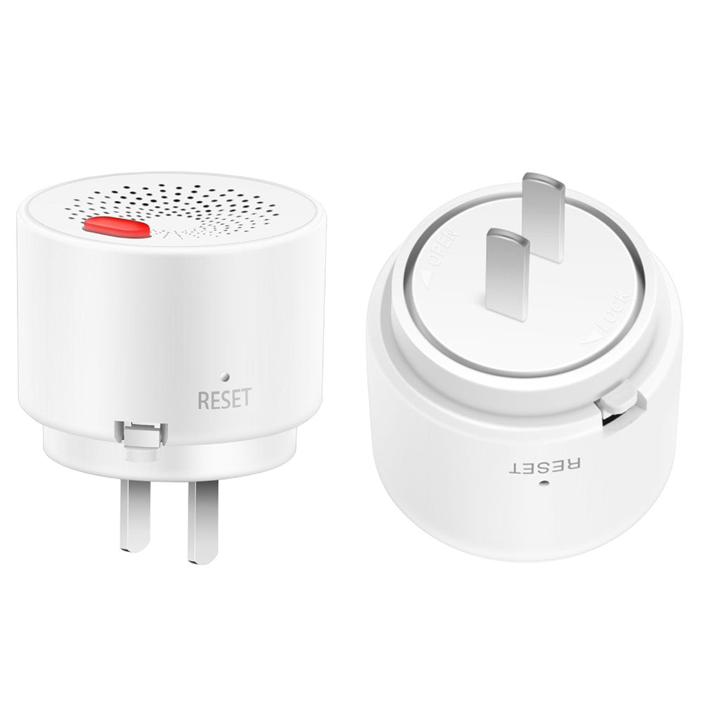 WiFi Gas Leak Sensor Tuya Natural Gas Alarm Plug In Explosive Gas Detector for Home