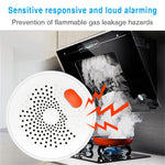 WiFi Gas Leak Sensor Tuya Natural Gas Alarm Plug In Explosive Gas Detector for Home