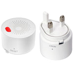 WiFi Gas Leak Sensor Tuya Natural Gas Alarm Plug In Explosive Gas Detector for Home
