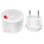 WiFi Gas Leak Sensor Tuya Natural Gas Alarm Plug In Explosive Gas Detector for Home