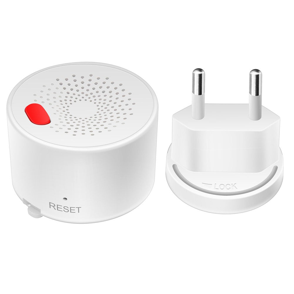 WiFi Gas Leak Sensor Tuya Natural Gas Alarm Plug In Explosive Gas Detector for Home