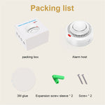 Tuya Zigbee Smoke Detector Real Time Monitoring Smoke Sensor Alarm Works with Alexa / Google Assistant