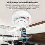 WiFi Smart Smoke Detector Tuya App Controlled Smoke Sensor Alarm Device