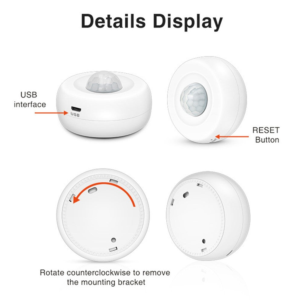 Human Presence Sensor Tuya Zigbee 3.0 Motion Detection PIR Sensor