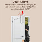 Tuya WiFi Smart Door Magnetic Sensor Alarm Door Window On-Site Alarm Sensor Support Amazon Alexa / Google Assistant