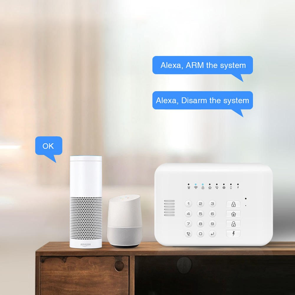GW1 WiFi GSM Tuya Smart Home Security Alarm  System Anti-Theft Auto Dialer