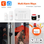 GW1 WiFi GSM Tuya Smart Home Security Alarm  System Anti-Theft Auto Dialer