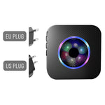 N65-1T1 Wireless Door Bell Colorful Light Flashing Adjustable Volume Home Doorbell, 1 Transmitter+1 Receiver