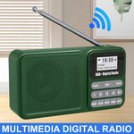 P11 Portable Outdoor Solar Power Rechargeable DAB / FM Radio Support Bluetooth-compatible Connection