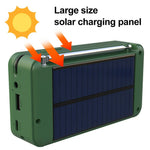 P11 Portable Outdoor Solar Power Rechargeable DAB / FM Radio Support Bluetooth-compatible Connection