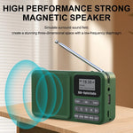 P11 Portable Outdoor Solar Power Rechargeable DAB / FM Radio Support Bluetooth-compatible Connection