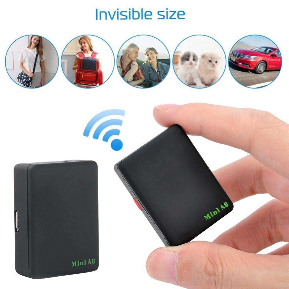 A8 Mini Vehicle Locator Car Tracker Anti-Lost Tracking Device Locator SOS Emergency Call